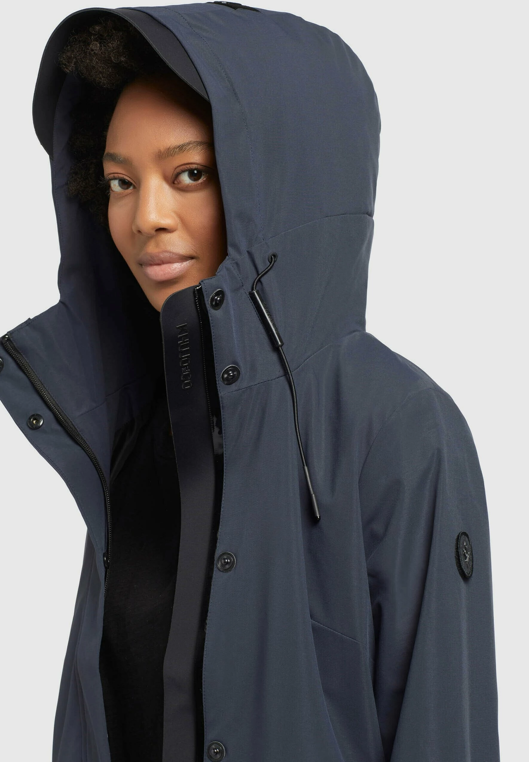 Khujo IZAF - Kurtka Przeciwdeszczowa - Dunkelblau 9 Khujo IZAF - Kurtka Przeciwdeszczowa - Dunkelblau - obrazek 7