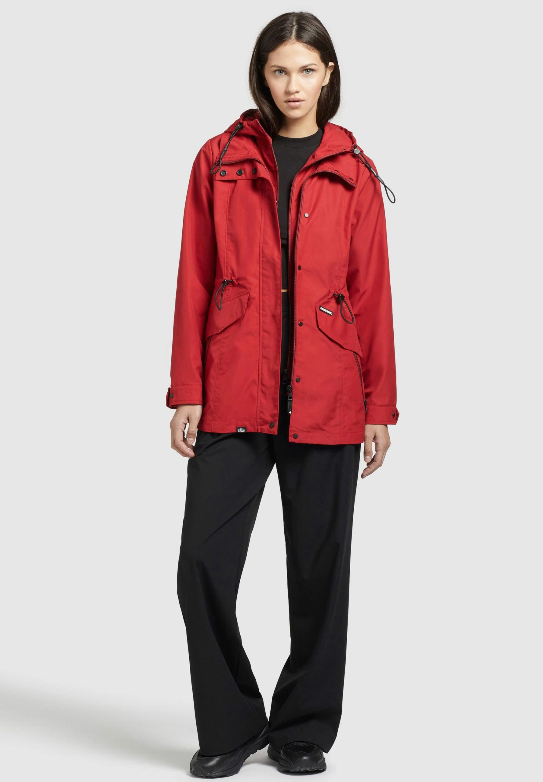 Khujo FELINA - Kurtka Przeciwdeszczowa - Rot 4 Khujo FELINA - Kurtka Przeciwdeszczowa - Rot - obrazek 2