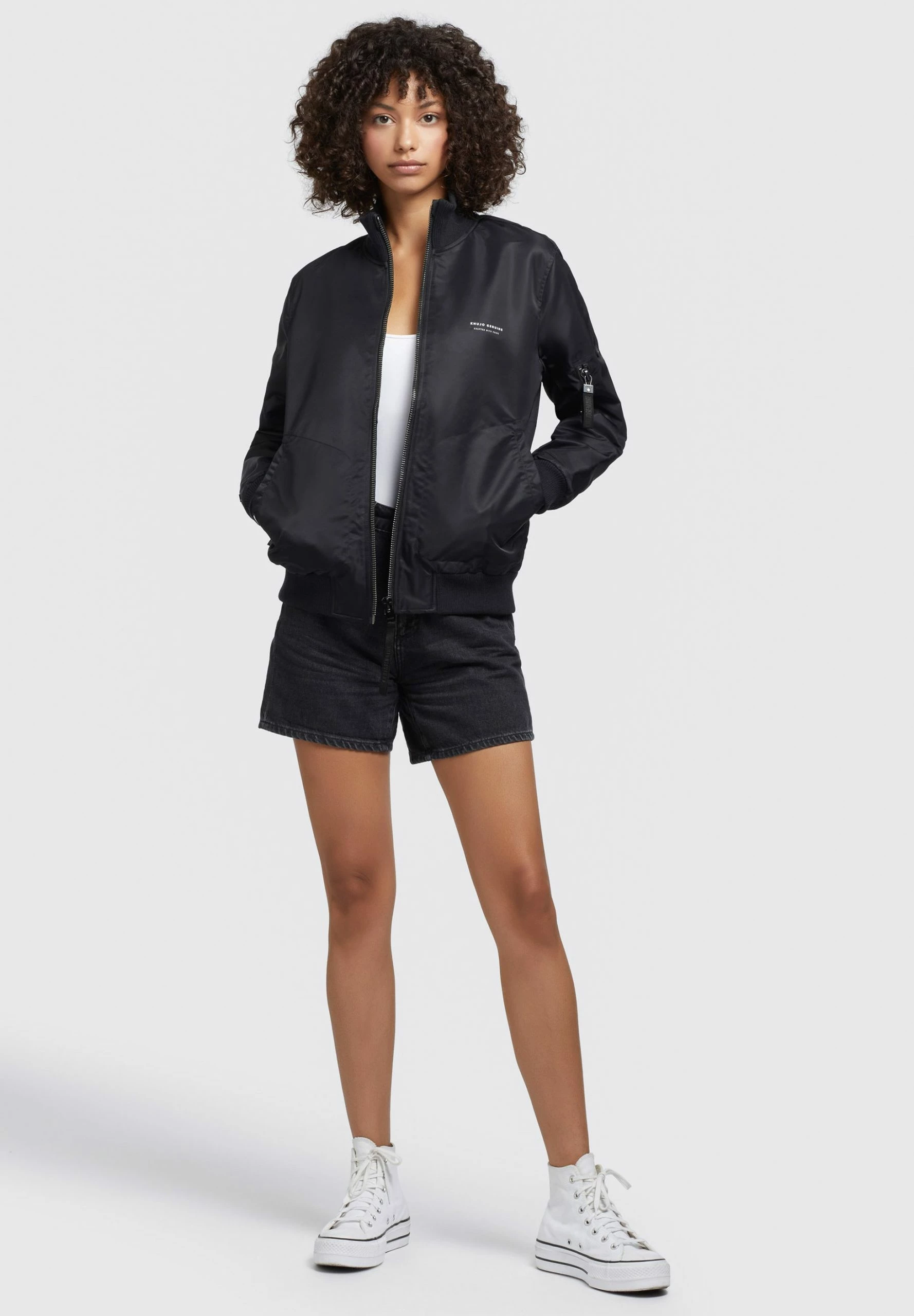 Khujo LOVA - Kurtka Przejściowa - Schwarz 4 Khujo LOVA - Kurtka Przejściowa - Schwarz - obrazek 2