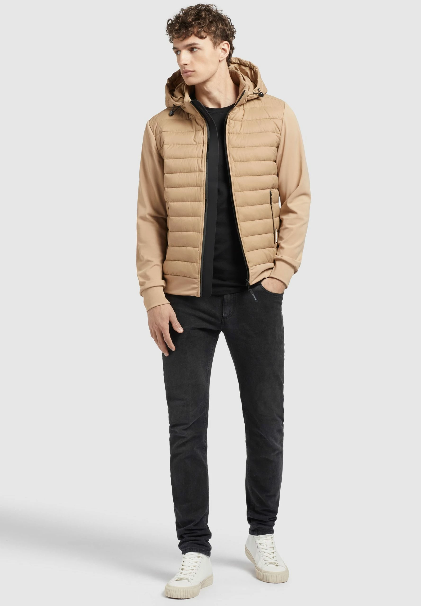 Khujo BOLT MATT - Kurtka Zimowa - Beige 4 Khujo BOLT MATT - Kurtka Zimowa - Beige - obrazek 2