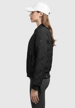 Khujo LEONA - Kurtka Bomber - Schwarz -Khujo Sklep d6b67f48639842fdbb0503baf48a36ea
