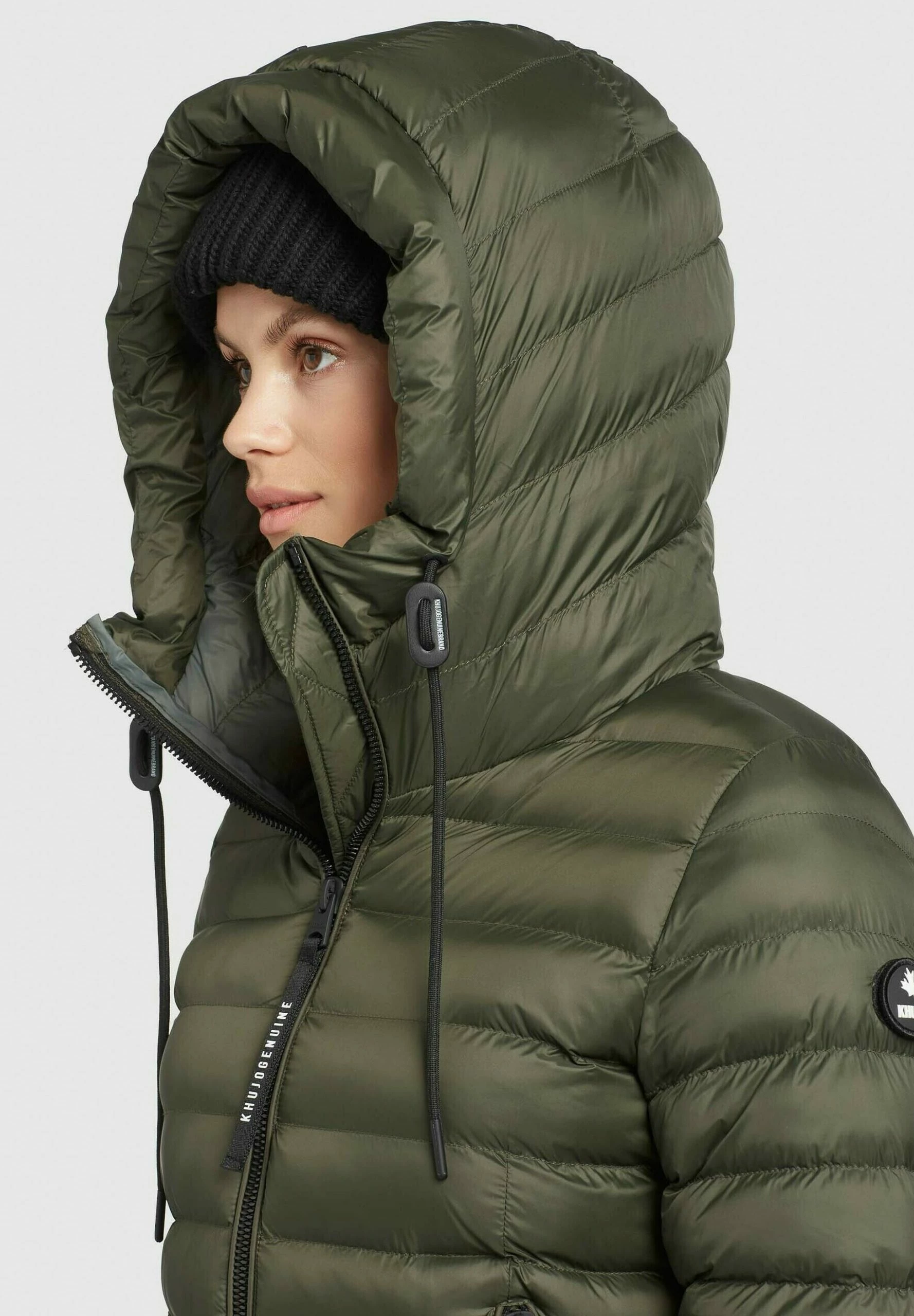 Khujo LOVINA2 SHINE - Kurtka Zimowa - Dunkeloliv 7 Khujo LOVINA2 SHINE - Kurtka Zimowa - Dunkeloliv - obrazek 5