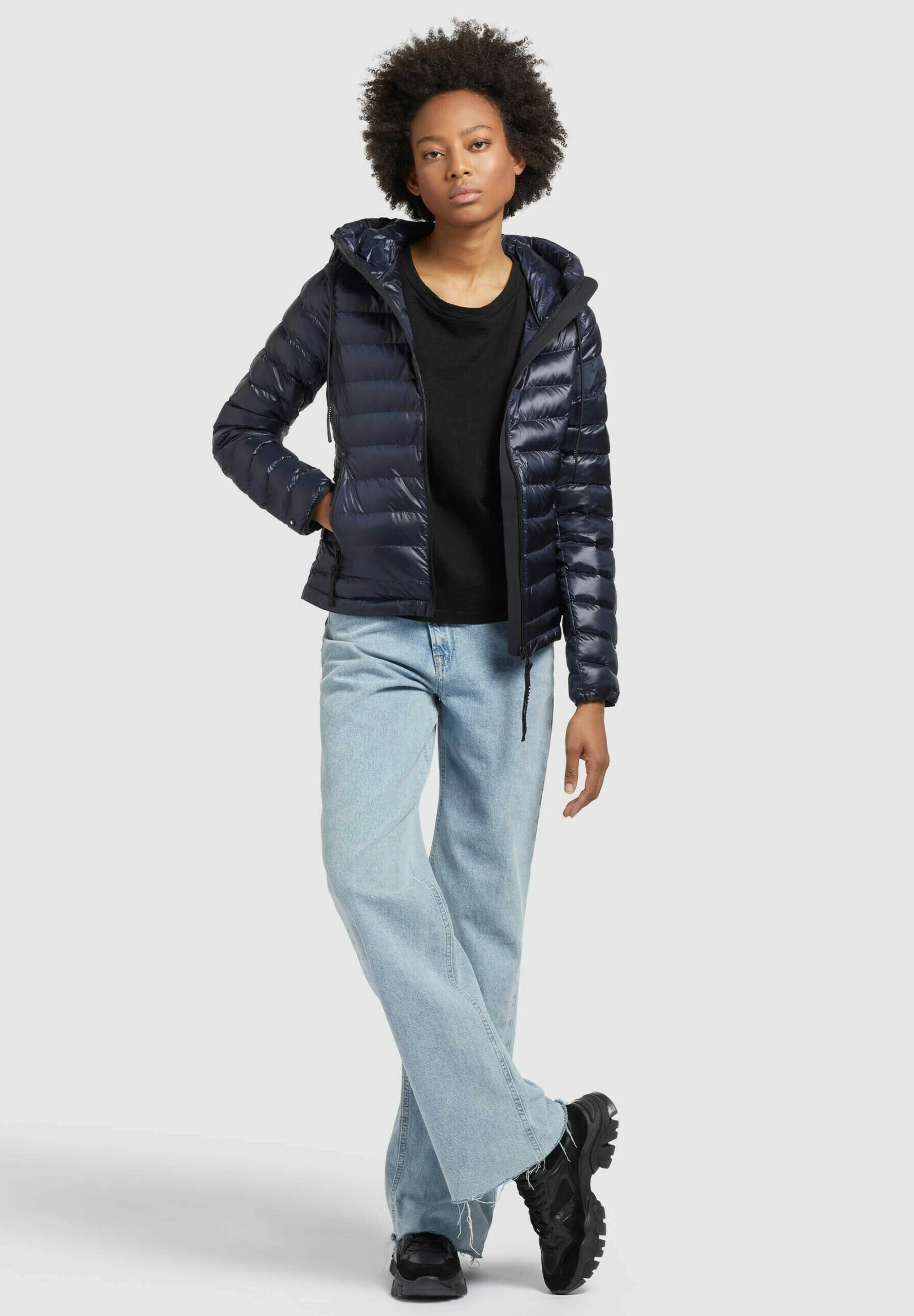 Khujo LOVINA4 SHINY - Kurtka Zimowa - Dunkelblau 4 Khujo LOVINA4 SHINY - Kurtka Zimowa - Dunkelblau - obrazek 2