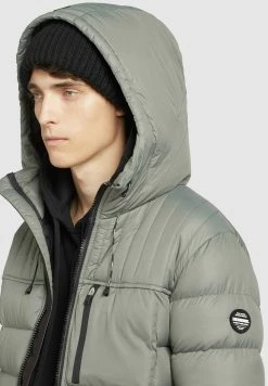 Khujo WANG - Kurtka Zimowa - Graugrün Polyester -Khujo Sklep e279c118341e4a8db94fd387f1e89dfc