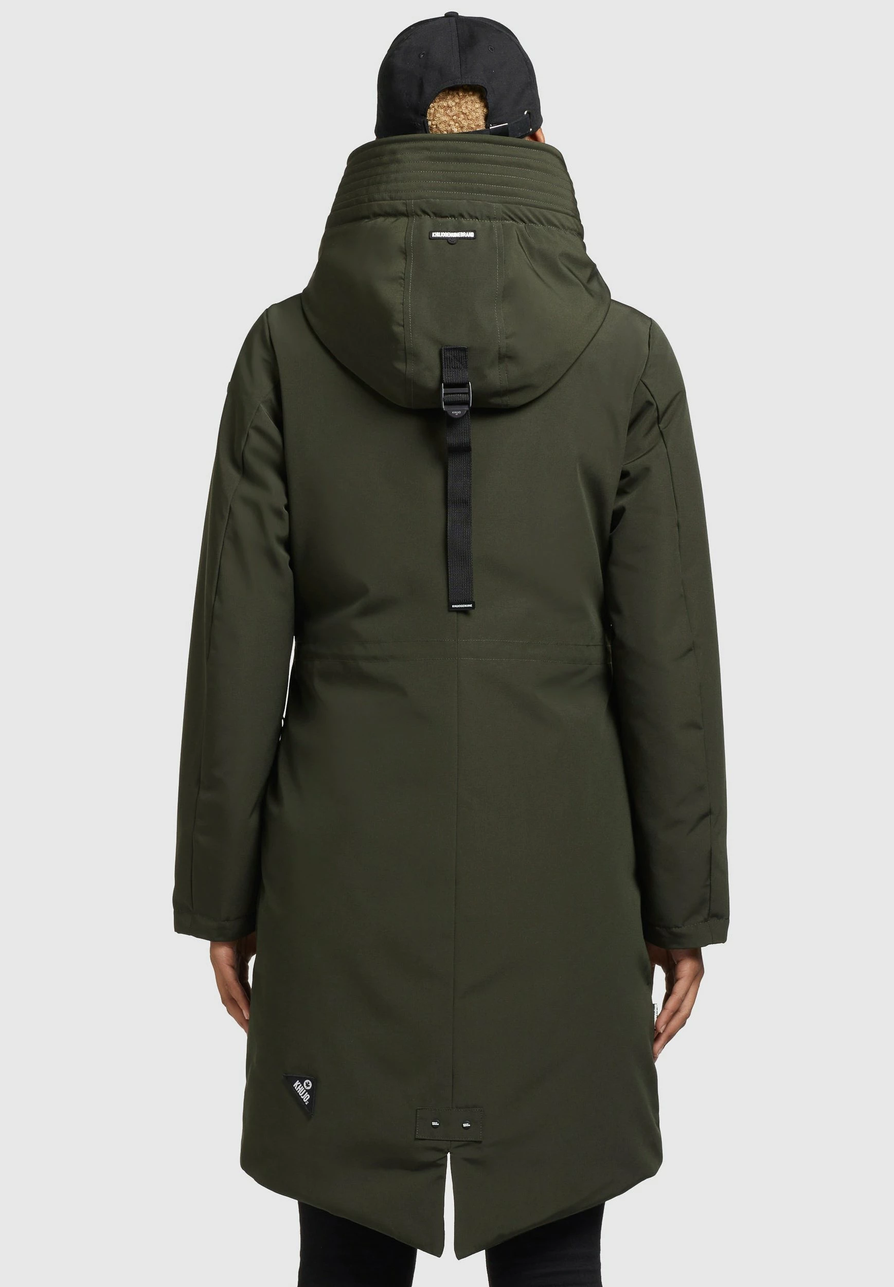 Khujo CHARLYN - Płaszcz Zimowy - Dunkelgrün 5 Khujo CHARLYN - Płaszcz Zimowy - Dunkelgrün - obrazek 3