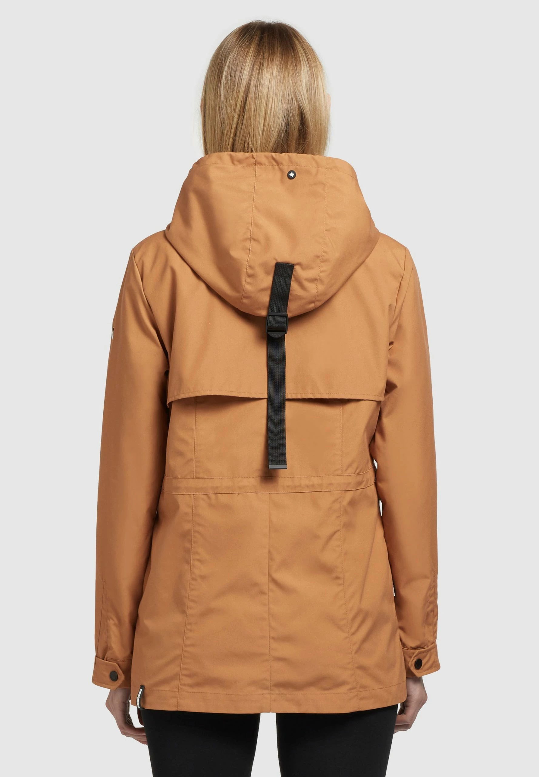 Khujo FELINA - Kurtka Przeciwdeszczowa - Toffee 5 Khujo FELINA - Kurtka Przeciwdeszczowa - Toffee - obrazek 3
