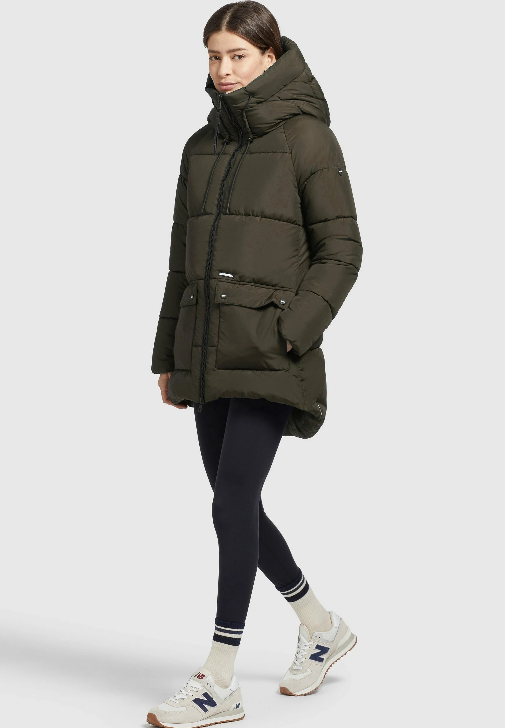 Khujo PHEOBE - Płaszcz Zimowy - Olivgrün 4 Khujo PHEOBE - Płaszcz Zimowy - Olivgrün - obrazek 2