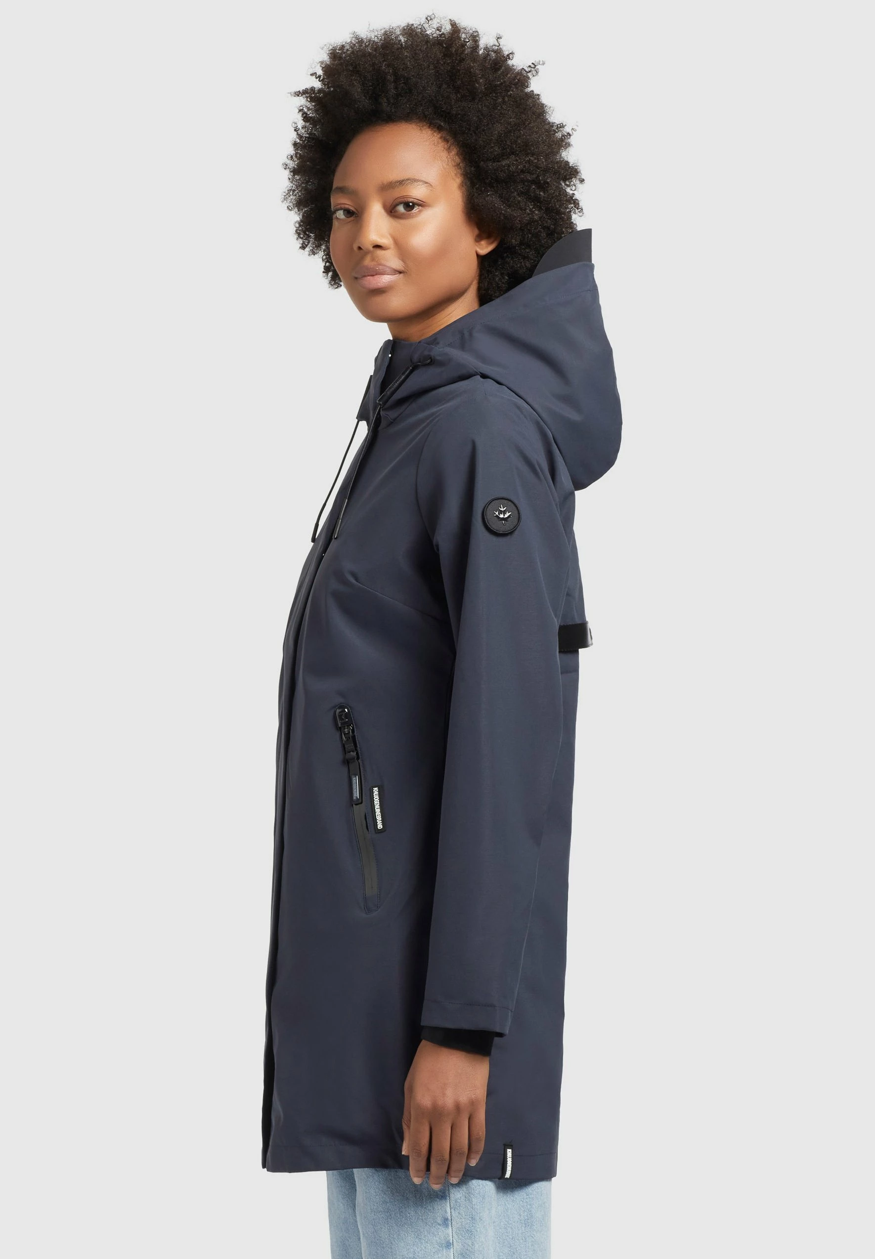 Khujo IZAF - Kurtka Przeciwdeszczowa - Dunkelblau 7 Khujo IZAF - Kurtka Przeciwdeszczowa - Dunkelblau - obrazek 5