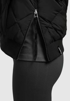 Khujo LEONA - Kurtka Bomber - Schwarz -Khujo Sklep f6f6f685aeb04b109b67bba592eb463b