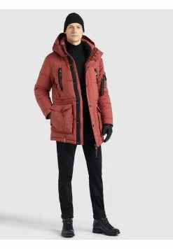 Khujo ROSS - Płaszcz Zimowy - Blassrot