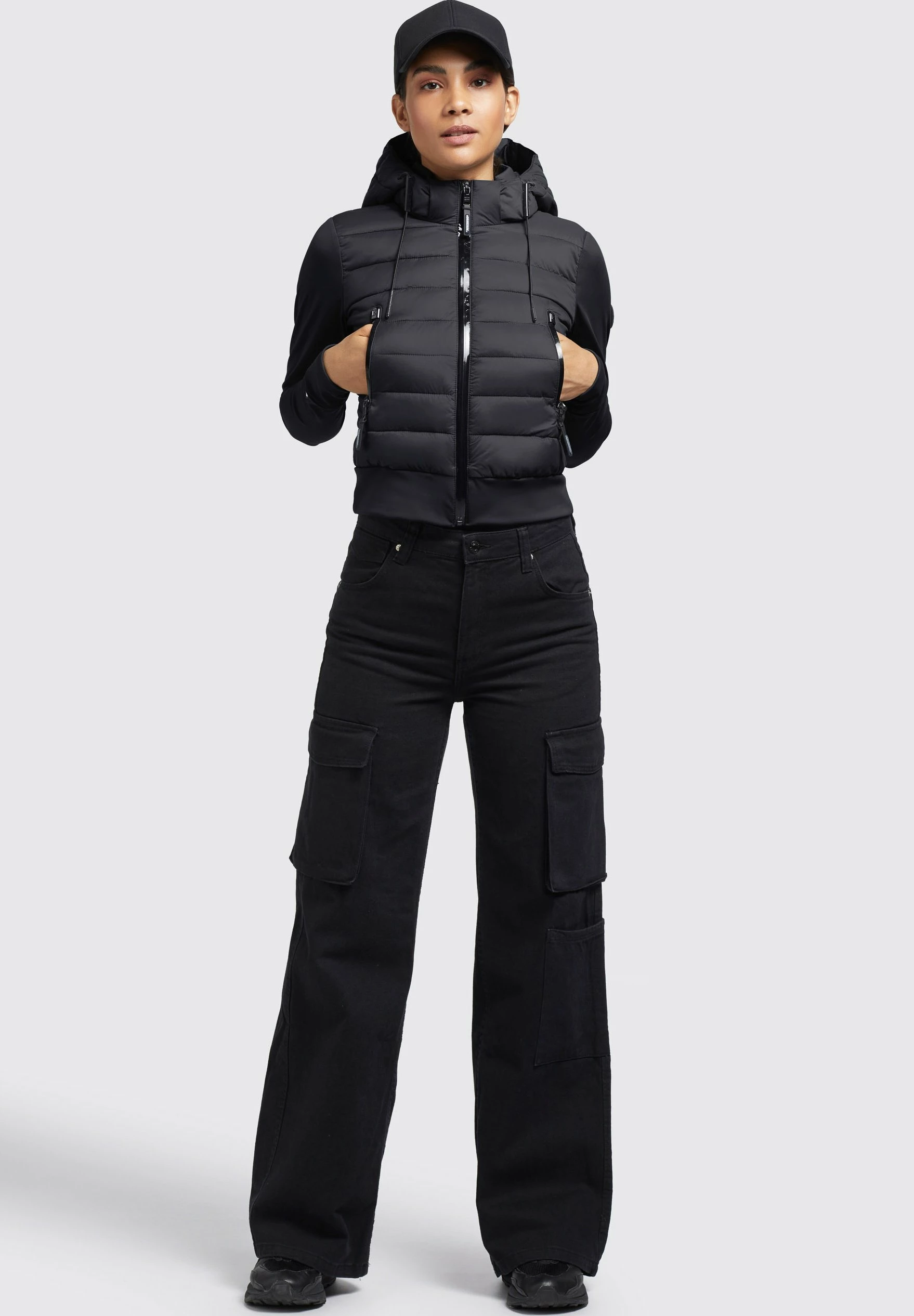 Khujo DALIS MATT - Kurtka Przejściowa - Schwarz 4 Khujo DALIS MATT - Kurtka Przejściowa - Schwarz - obrazek 2