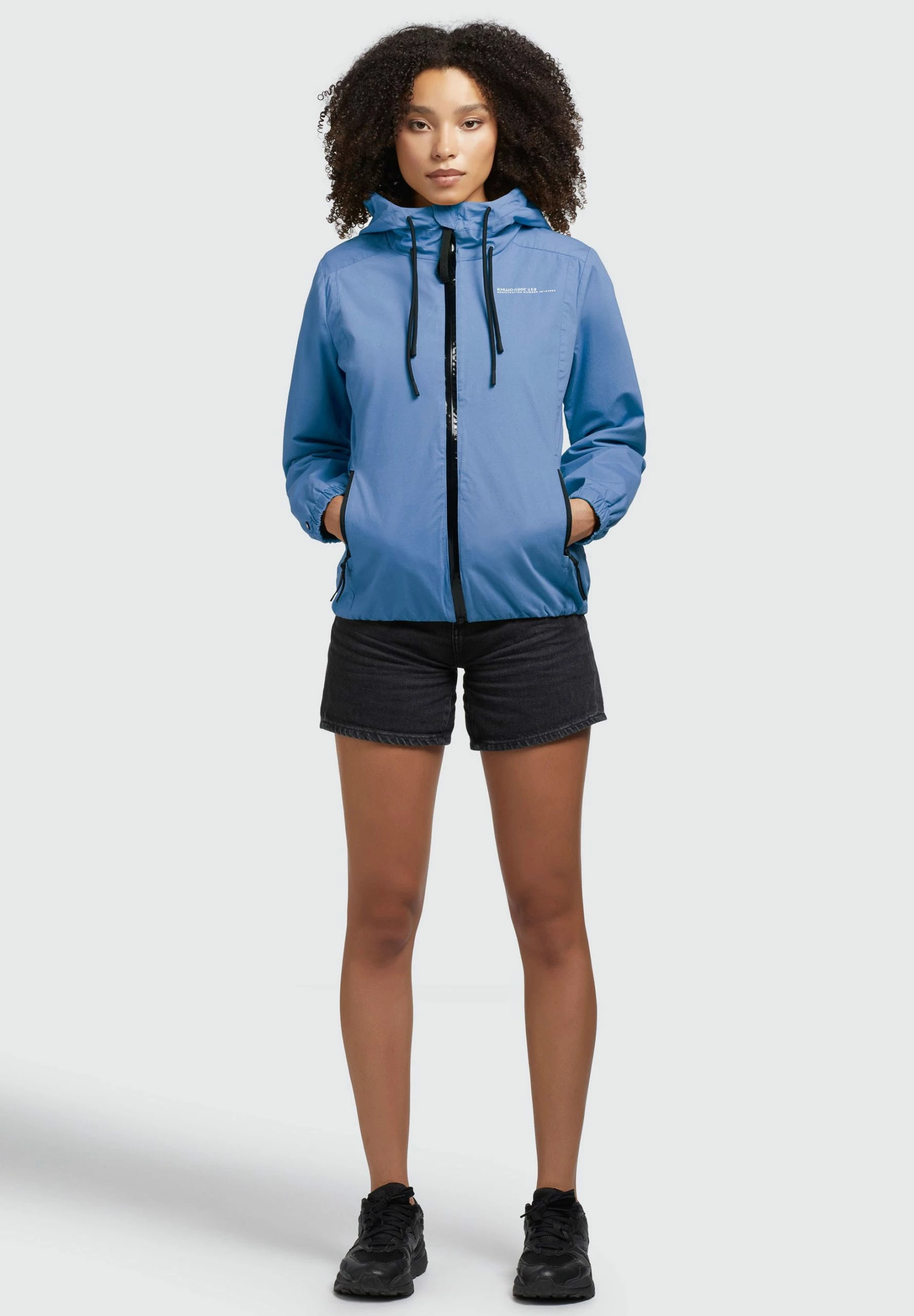 Khujo ROLAVA2 - Kurtka Przejściowa - Blau 4 Khujo ROLAVA2 - Kurtka Przejściowa - Blau - obrazek 2